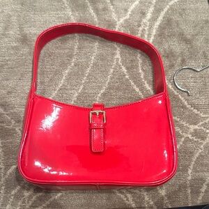 Red Patent Leather Women's Bag